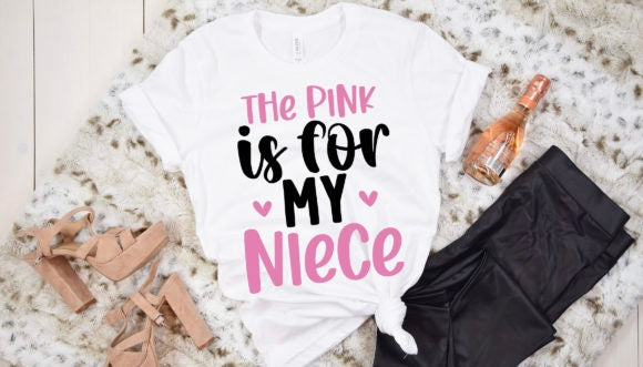 Breast cancer, the pink is for my niece