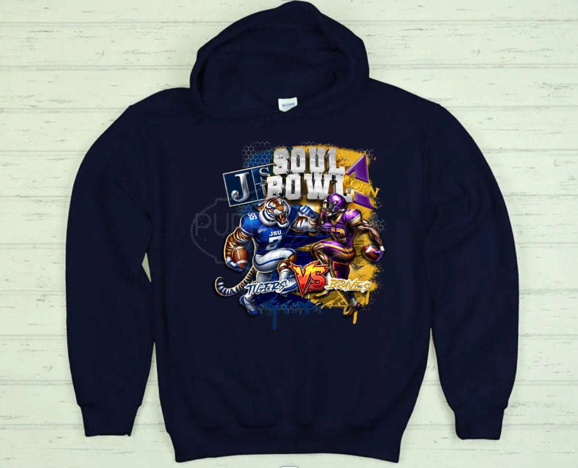 Hoodie HBCU , Jackson state tigers, Soul Bowl