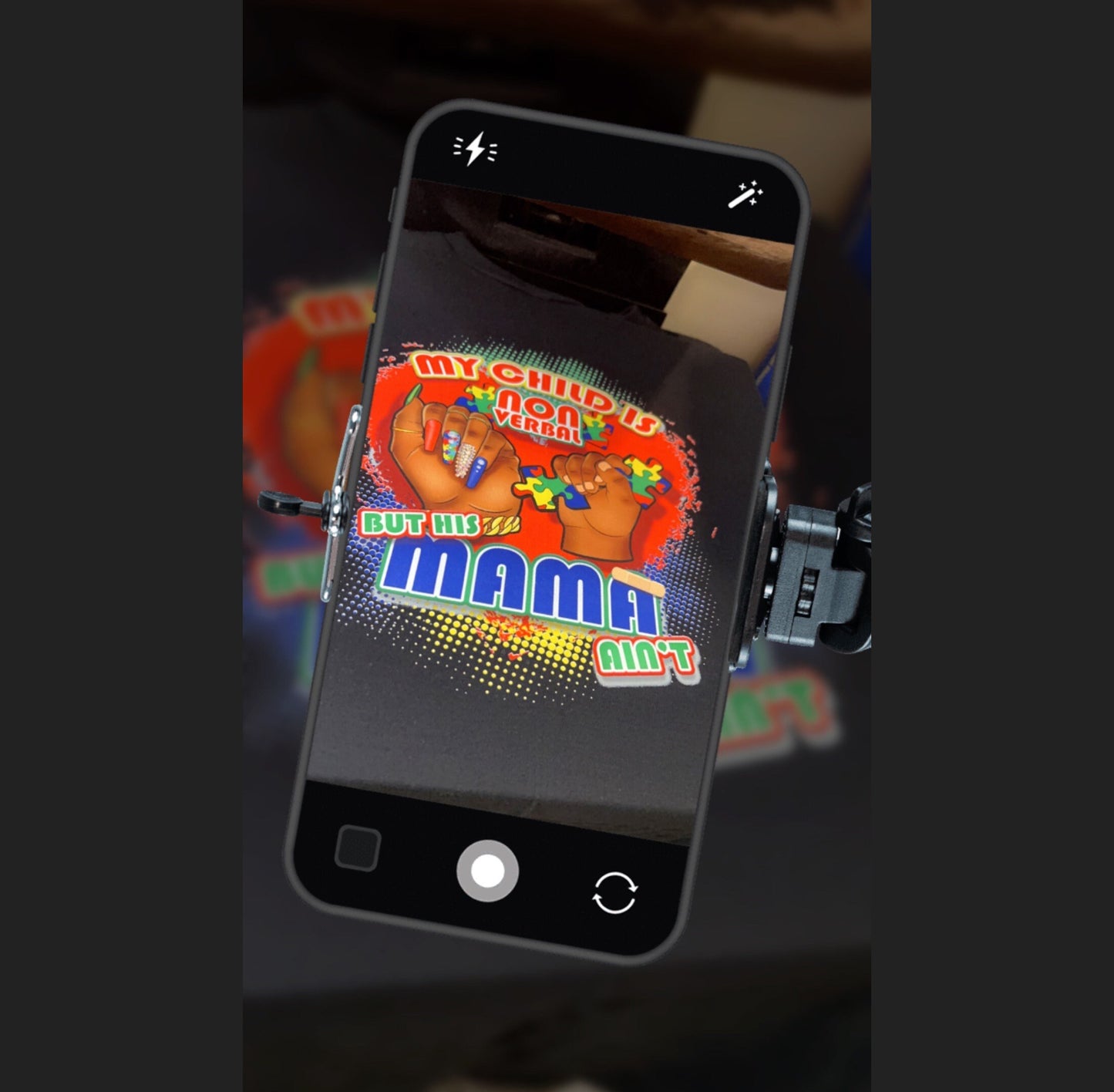 Autism mama my child is nonverbal but his momma ain’t