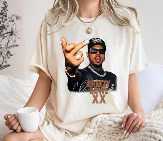 Chris brown, Breezy Bowl 2025 Shirt, R&B Concert Merch, Unisex Shirt