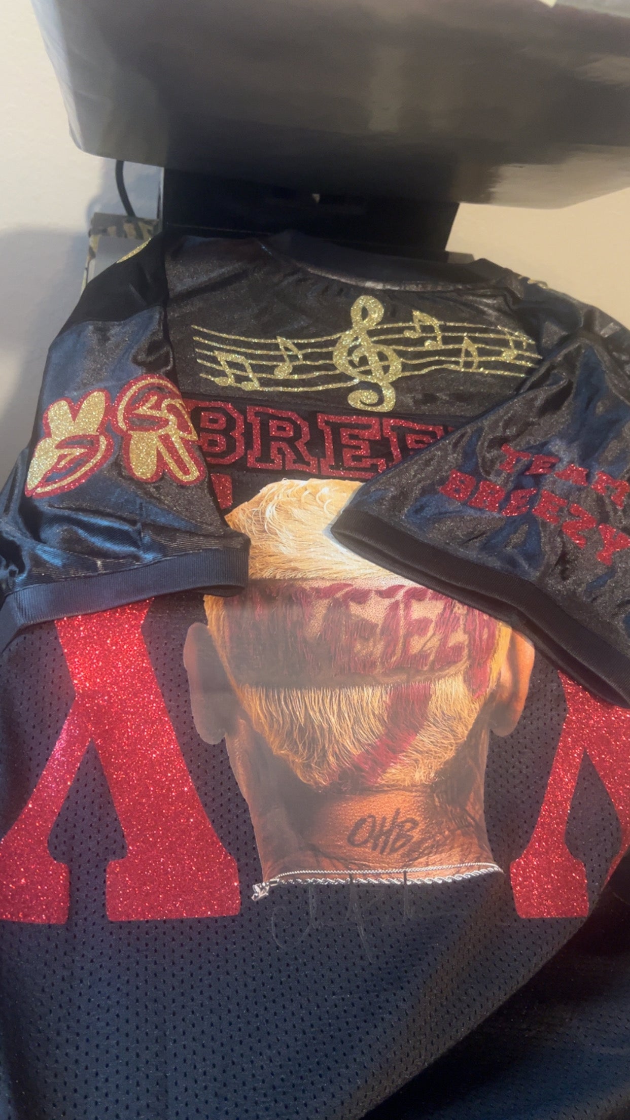 Chris brown jersey, Personalized Chris Brown Tour Football Jersey, Custom Breezy Bowl 2025 Shirt, R&B Concert Merch, Unisex Shirt