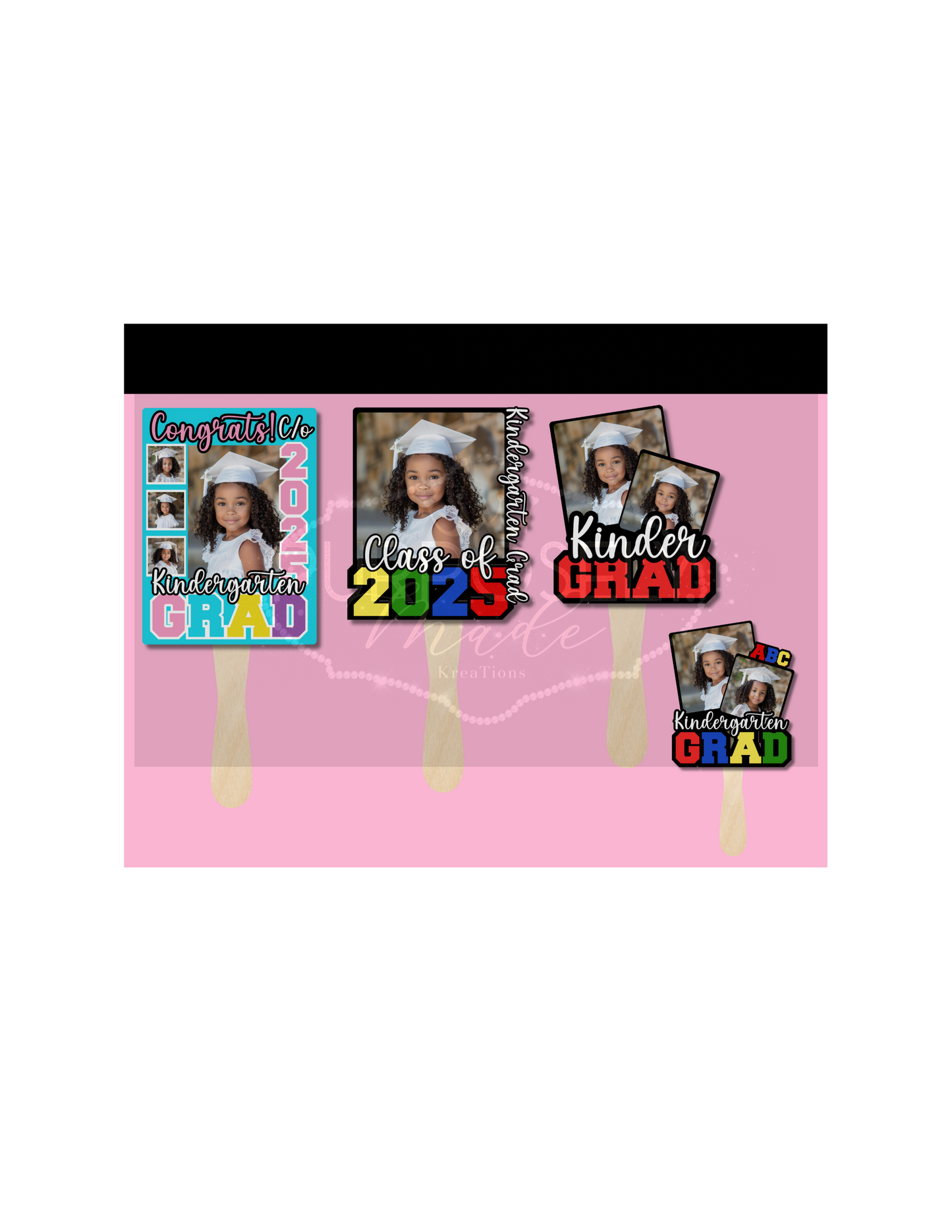 Custom graduation fan