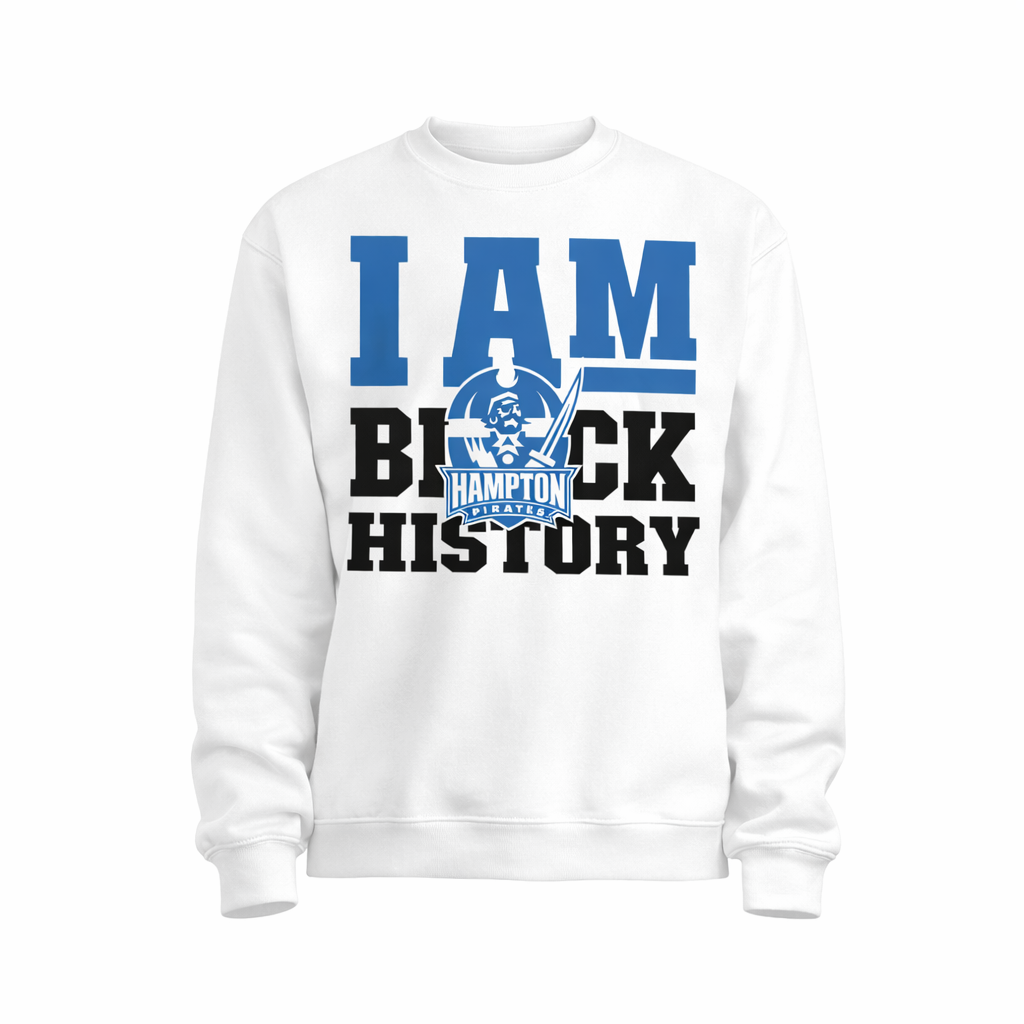 Sweatshirt HBCU, I am black history