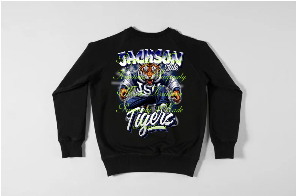 Sweatshirt HBCU, JSU, Jackson State University, black