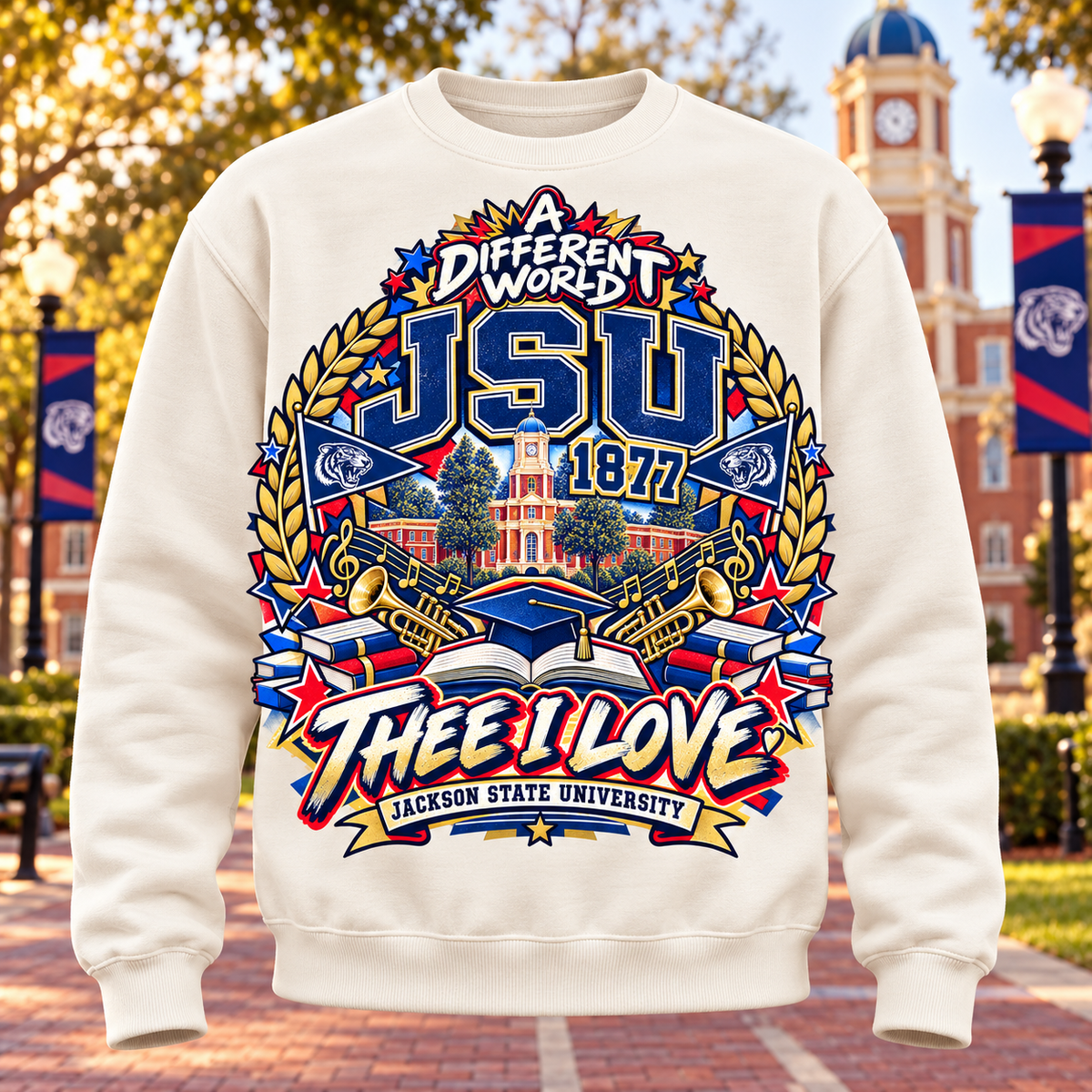 Sweatshirt HBCU, JSU, different world