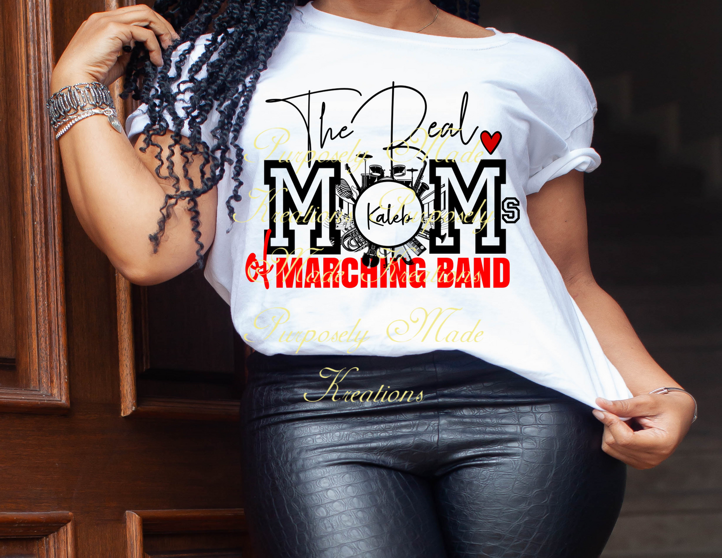 The real mom of the marching band