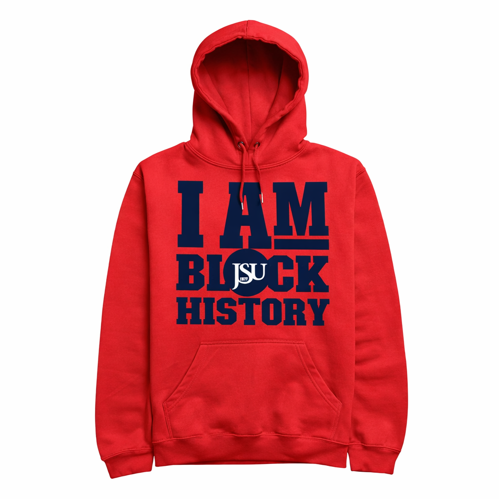 Hoodie HBCU, JSU, Jackson State University tigers, I am black history
