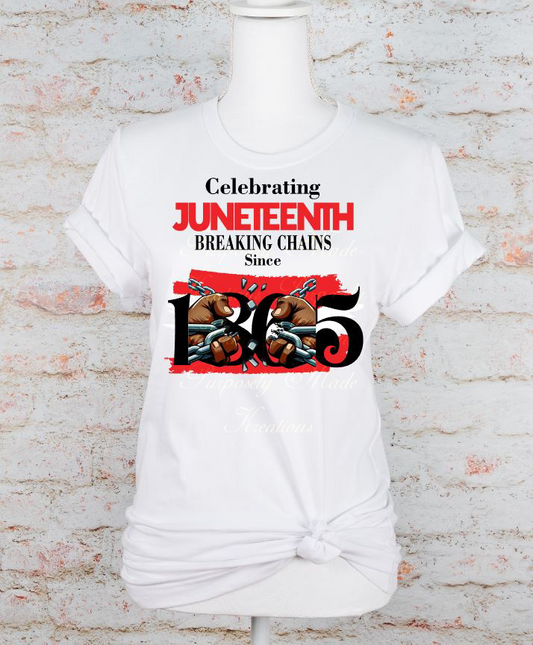 1865 Juneteenth, Celebrating Juneteenth breaking chains since 1865