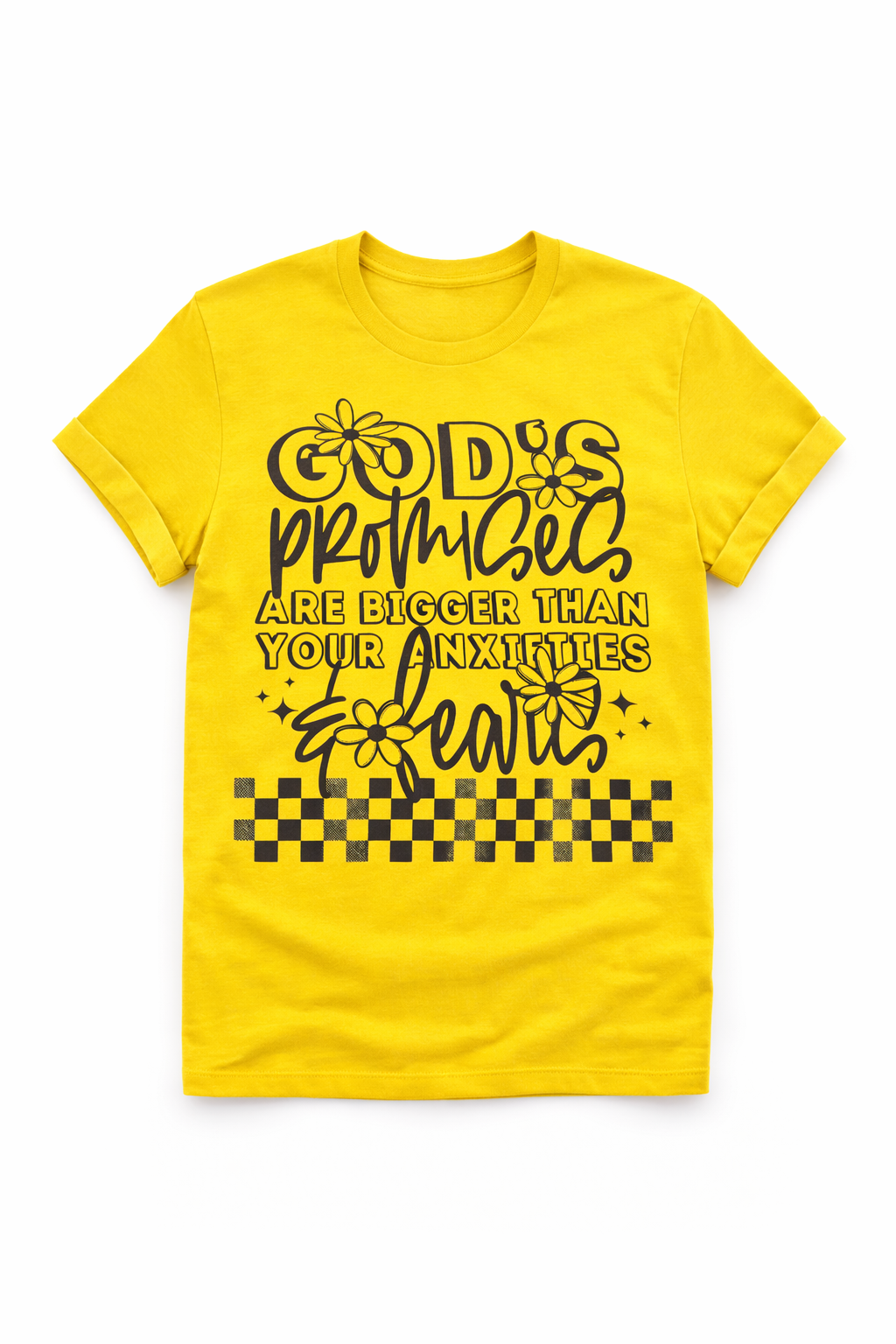 God’s Promises Are Bigger Than Your Anxieties Tee | Faith Collection | Purposely Made Kreations