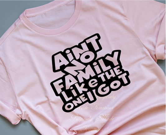 Aint no family like the I got