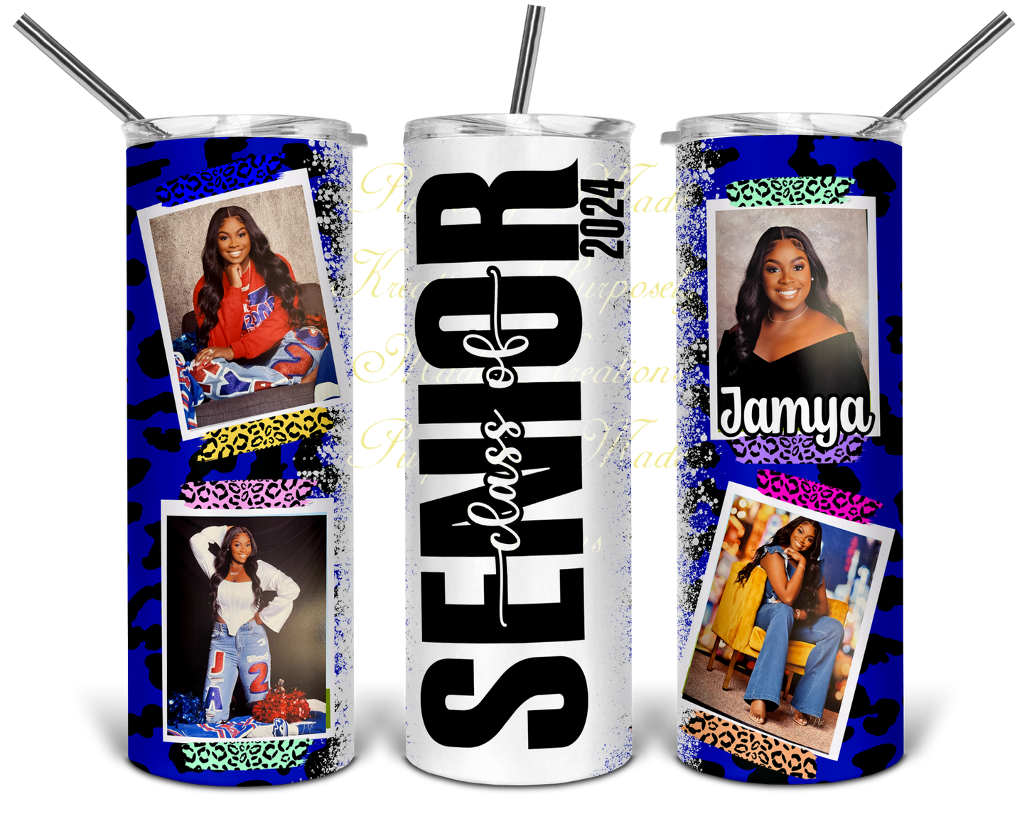 Custom graduation tumbler