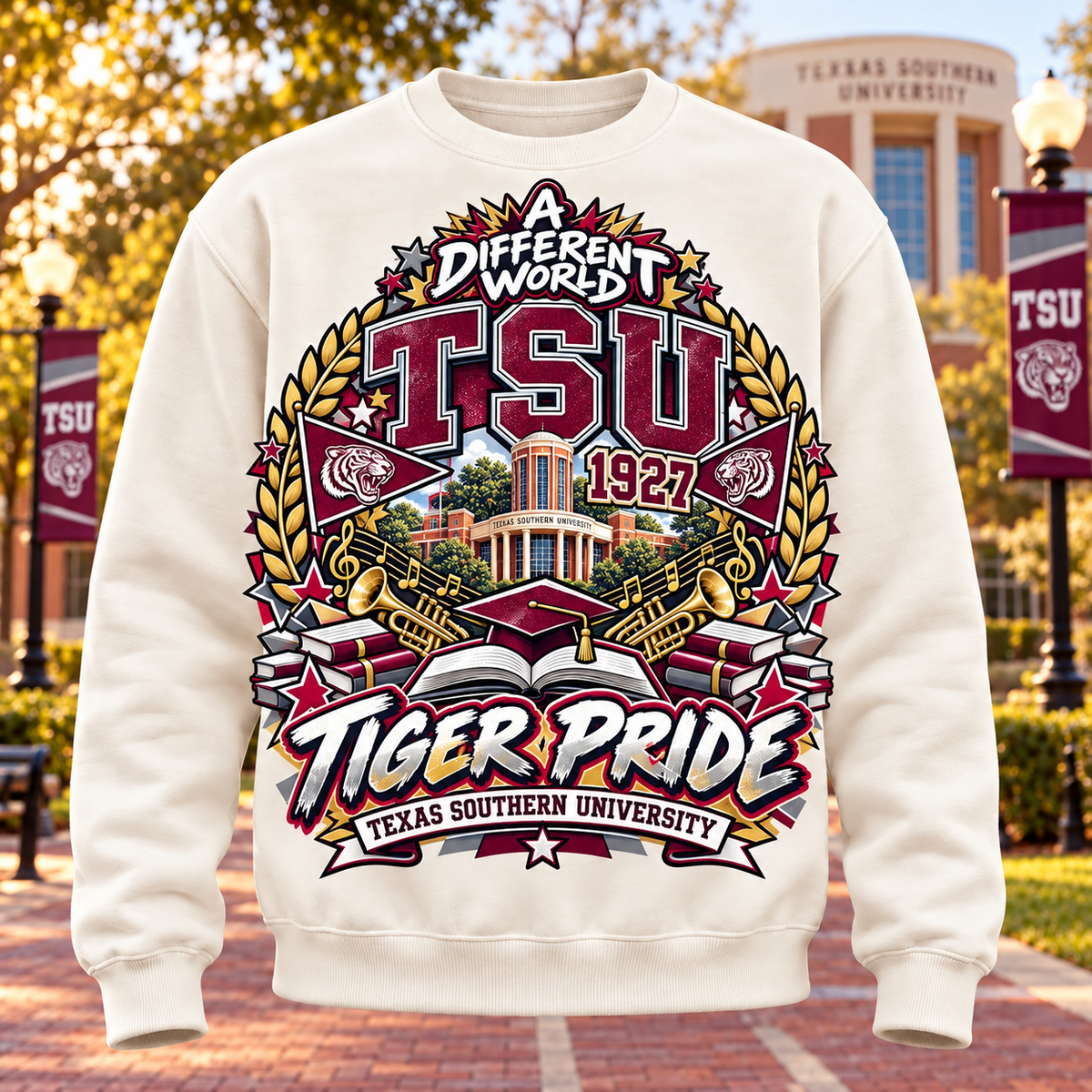 Sweatshirt HBCU,texas southern different world