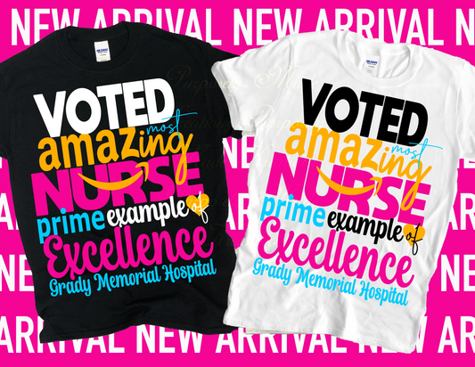 Voted amazing nurse