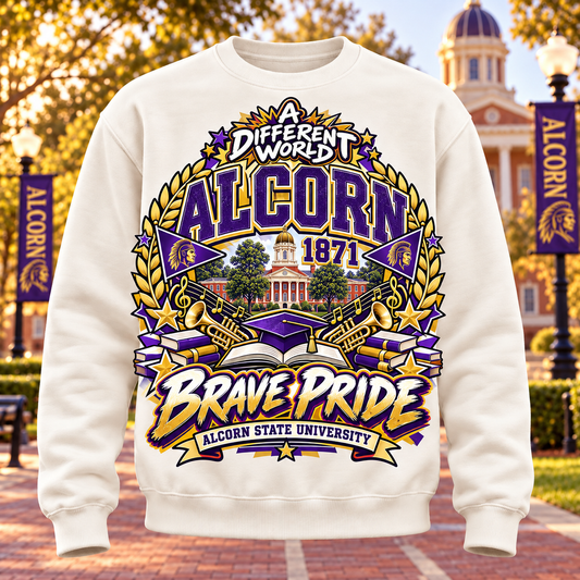 Sweatshirt HBCU, Alcorn Braves