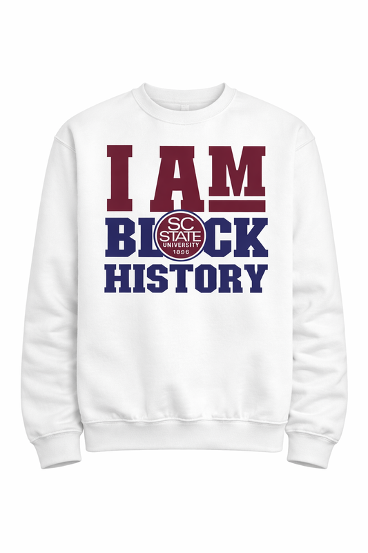 Sweatshirt HBCU, I am black history