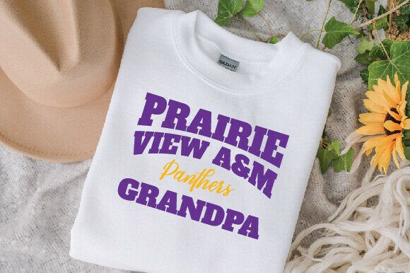 Prairie view HBCU sweatshirt, prairie view A&M panthers grandpa