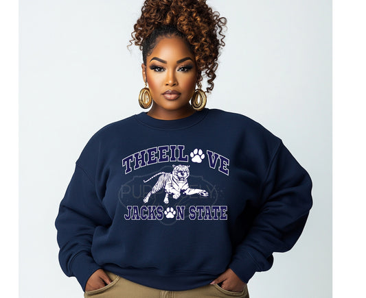 Sweatshirt HBCU, JSU, thee i love Jackson State University