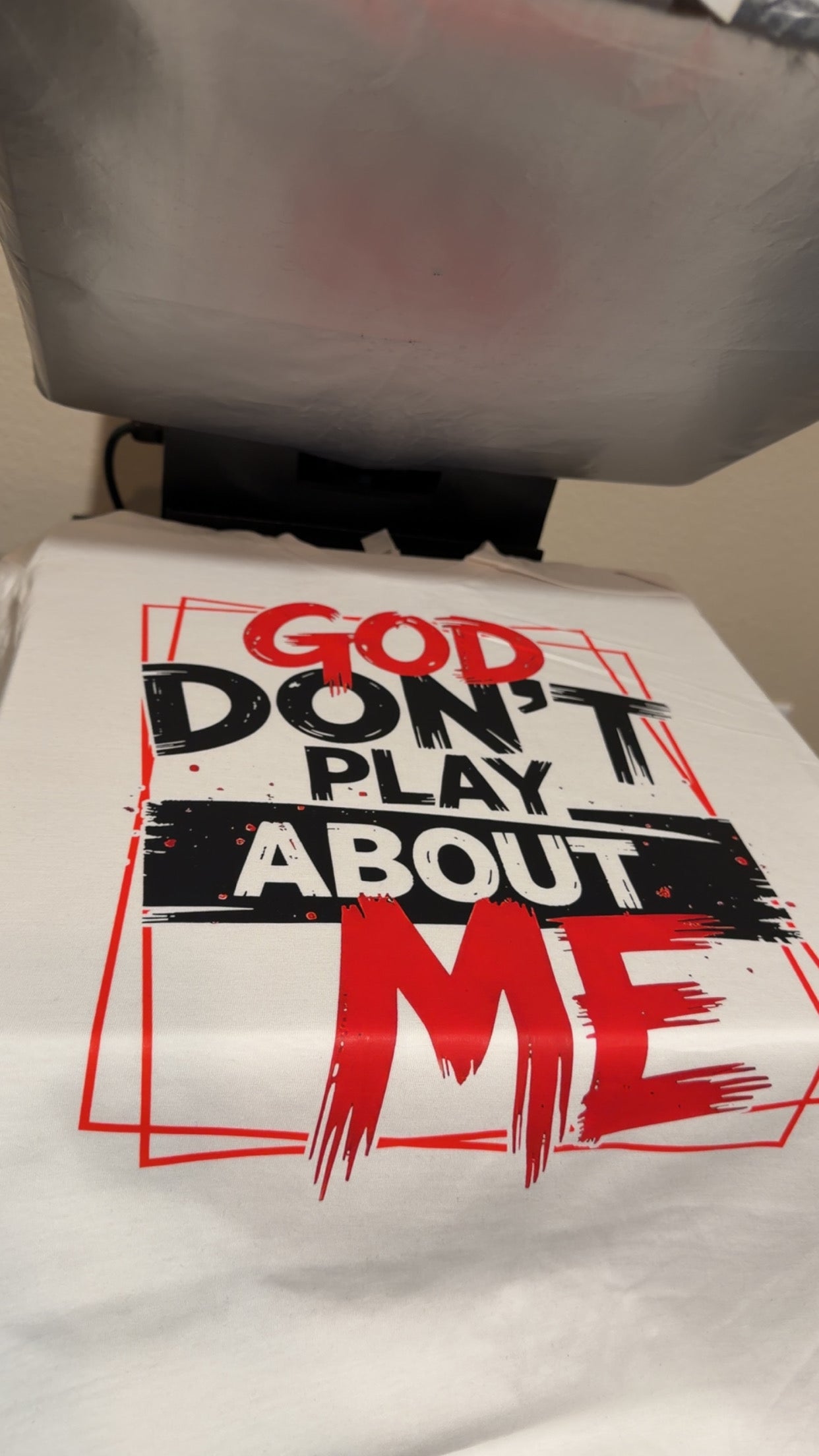 God don’t play about me