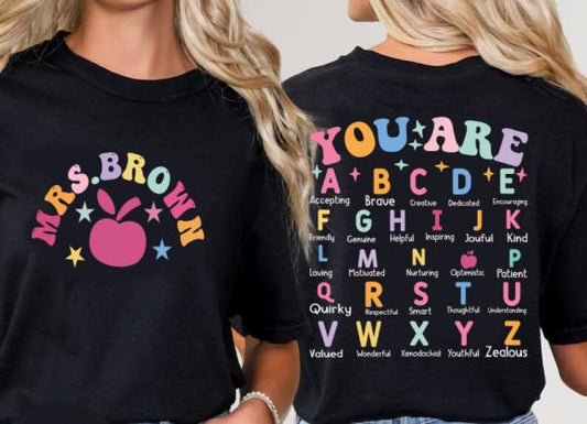 Teacher you are shirt