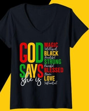 Juneteenth, God says she is
