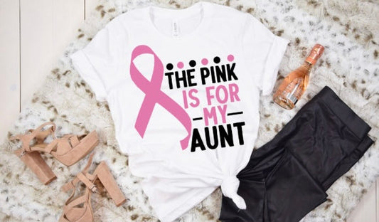 Breast cancer, the pink is for my aunt