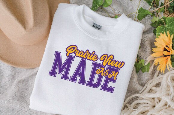 Prairie view HBCU sweatshirt,