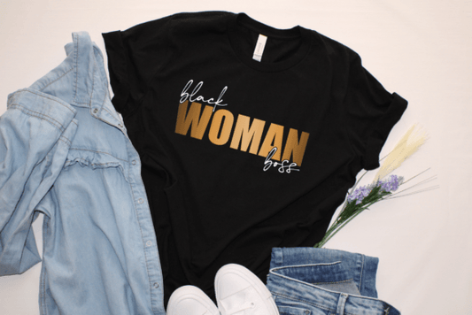 Black woman boss shirt