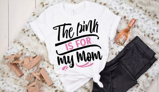 Breast cancer, the pink is for my mom