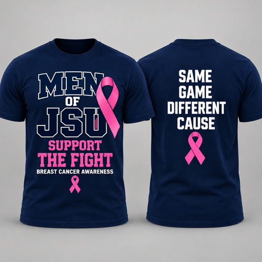 HBCU JSU breast cancer men of JSU Support the fight