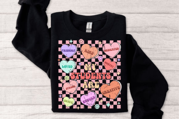 sweatshirt, Valentine hearts