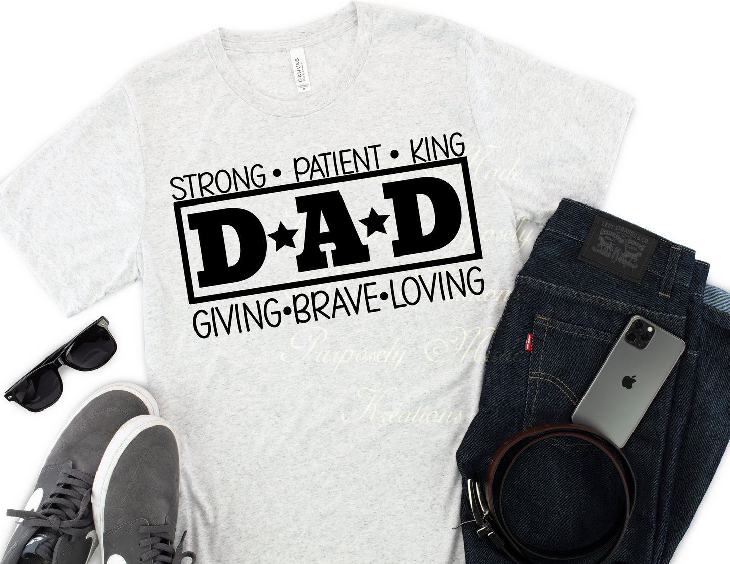 Dad shirt, dad strong patient king