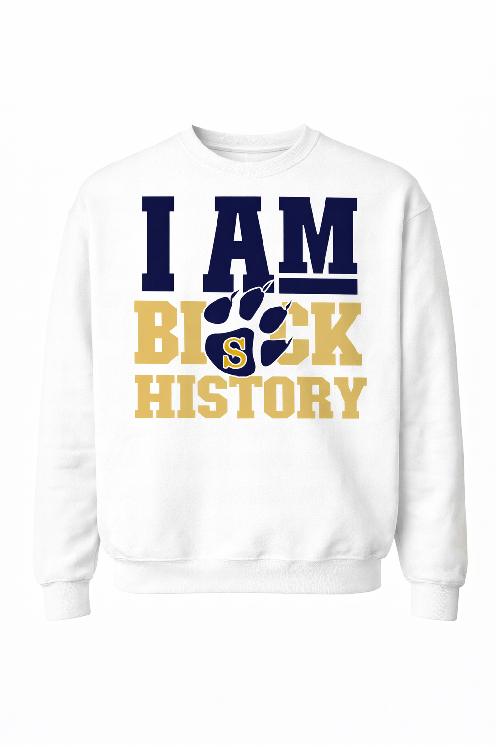Sweatshirt HBCU, I am black history