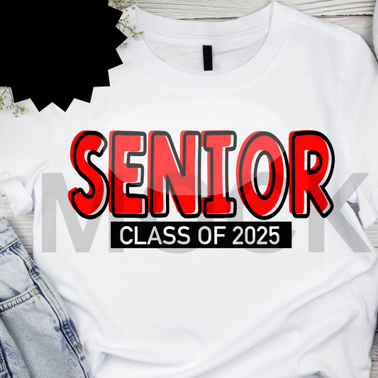 grad shirt senior 25