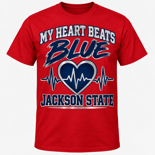 HBCU, Jackson state university my heart beats blue