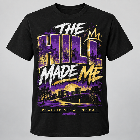 Prairie view, the hill made me