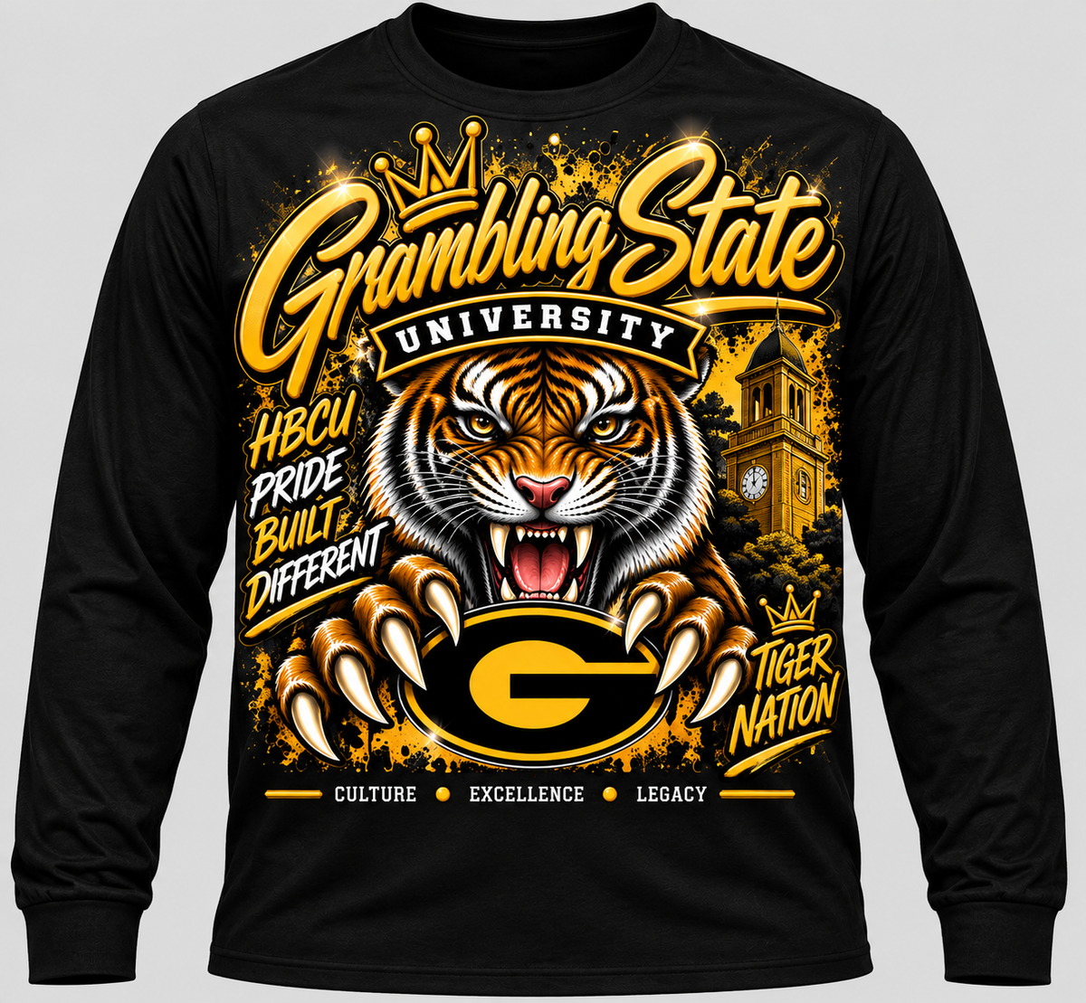 Long sleeveHBCU, grambling