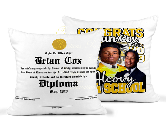 Graduation custom pillow