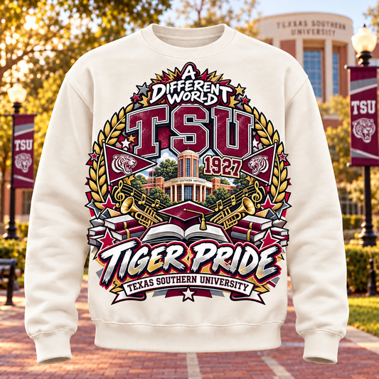 Sweatshirt HBCU,texas southern different world