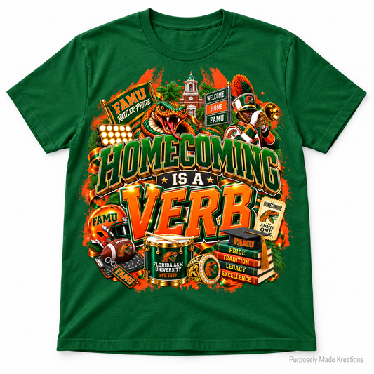 HBCU, FAMU RATTLERS, homecoming verb